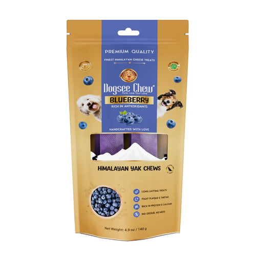 Dogsee Himalayan Yak Cheese Blueberry Chews